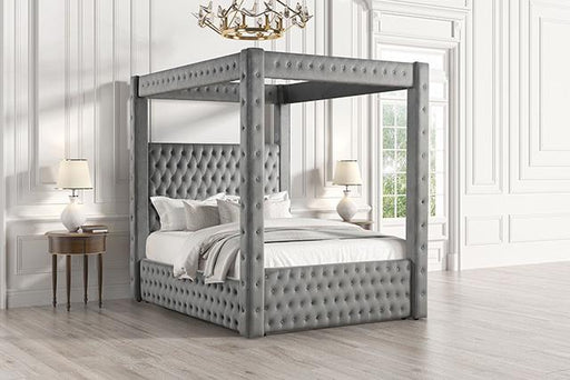 Etherea Bed Gray & Black - R&R Furniture Gallery (Fountain Valley, CA)
