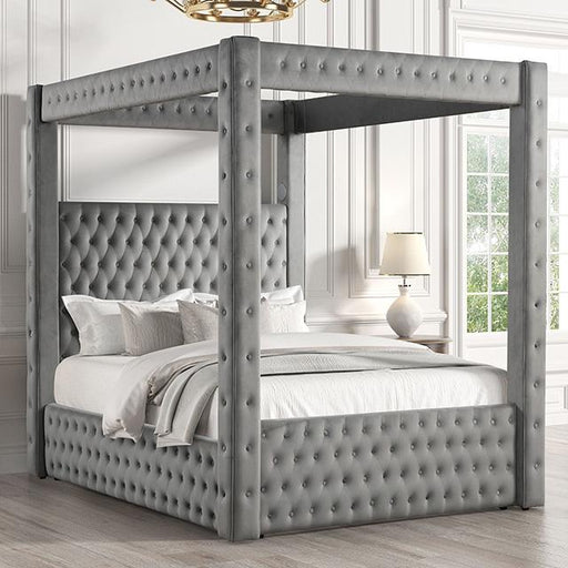 Etherea Bed Gray & Black - R&R Furniture Gallery (Fountain Valley, CA)