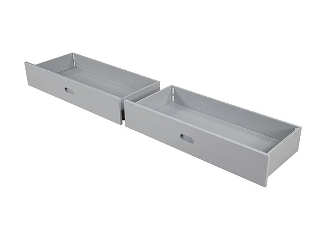 Emilee Twin/Full Bunk Bed White, Grey, Espresso, & Black - R&R Furniture Gallery (Fountain Valley, CA)