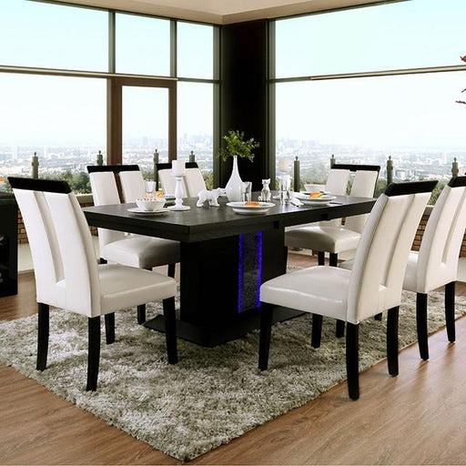 Evangeline Black/Beige Dining Table - R&R Furniture Gallery (Fountain Valley, CA)