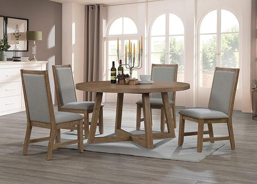 Everett 5 Pc. Round Table Dining Set - R&R Furniture Gallery (Fountain Valley, CA)