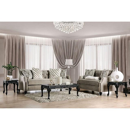 Ezrin Light Brown Sofa - R&R Furniture Gallery (Fountain Valley, CA)