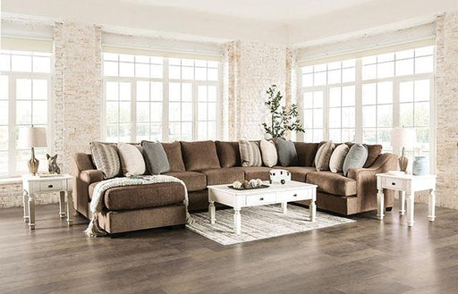 FARRINGDON Sectional, Brown - R&R Furniture Gallery (Fountain Valley, CA)