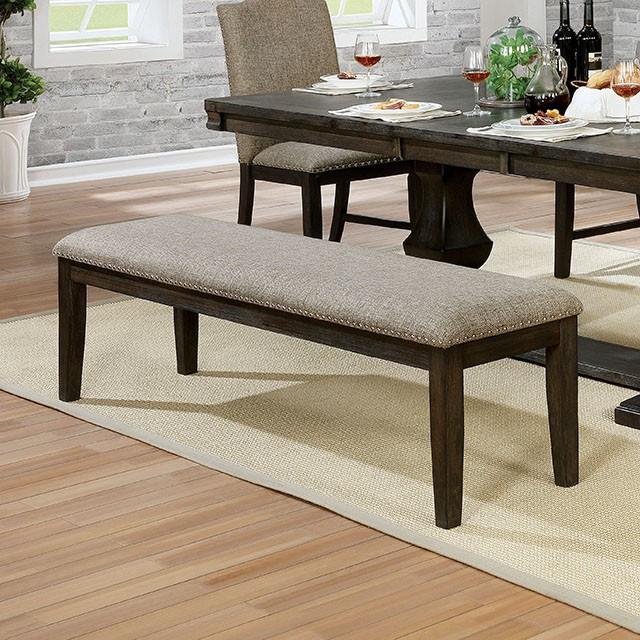 Faulk Espresso Bench - R&R Furniture Gallery (Fountain Valley, CA)