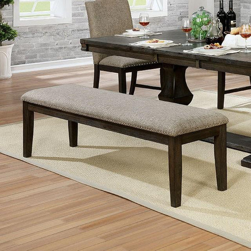 Faulk Espresso Bench - R&R Furniture Gallery (Fountain Valley, CA)