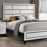 Errico Bed Grey & White - R&R Furniture Gallery (Fountain Valley, CA)