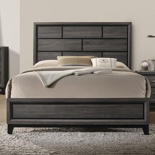 Errico Bed Grey & White - R&R Furniture Gallery (Fountain Valley, CA)