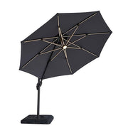 Nuti 10 Ft Round Umbrella w/ LED Light + 37" Large Base - R&R Furniture Gallery (Fountain Valley, CA)