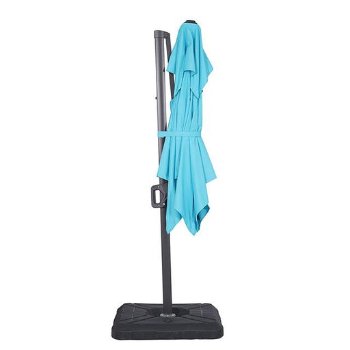 Fida 8 Ft Square Umbrella w/ Double Top + 37" Large Base - R&R Furniture Gallery (Fountain Valley, CA)