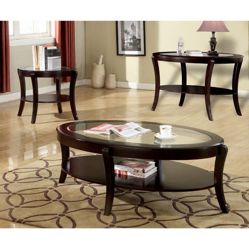 FINLEY Espresso Coffee Table - R&R Furniture Gallery (Fountain Valley, CA)