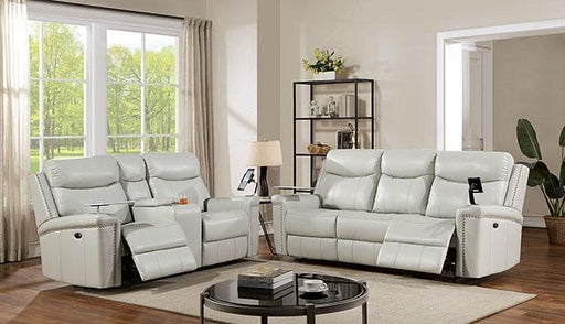 FLORINE Power Sofa, Light Gray - R&R Furniture Gallery (Fountain Valley, CA)