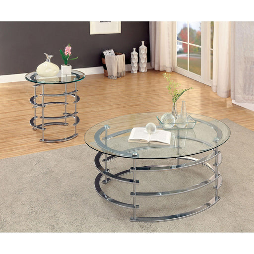 Clonmel End Table, Chrome - R&R Furniture Gallery (Fountain Valley, CA)