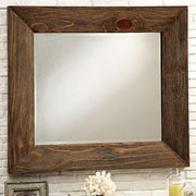 COIMBRA Rustic Natural Tone Mirror - R&R Furniture Gallery (Fountain Valley, CA)