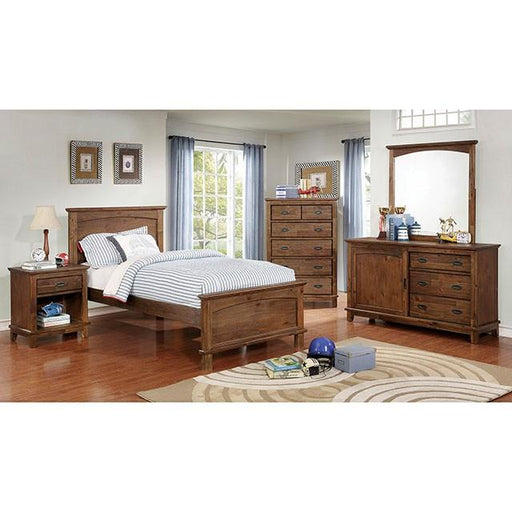 Colin Dark Oak Mirror - R&R Furniture Gallery (Fountain Valley, CA)