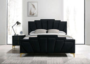 FLORIZEL Night Stand, Black - R&R Furniture Gallery (Fountain Valley, CA)