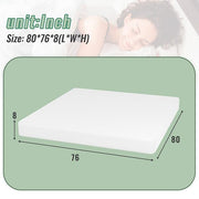 Coreopsis 8" Memory Foam Wave Comfort - R&R Furniture Gallery (Fountain Valley, CA)
