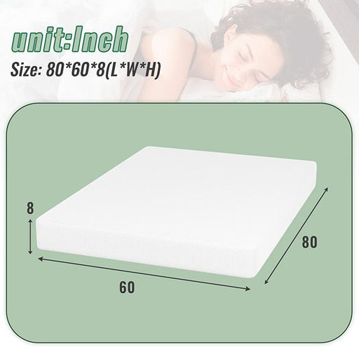 Coreopsis 8" Queen Memory Foam Wave Comfort - R&R Furniture Gallery (Fountain Valley, CA)