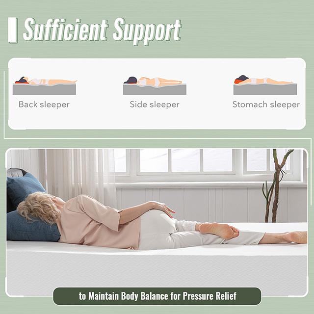 Coreopsis 8" Queen Memory Foam Wave Comfort - R&R Furniture Gallery (Fountain Valley, CA)