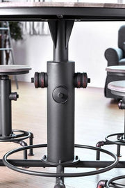 Foskey Antique Black Dining Table - R&R Furniture Gallery (Fountain Valley, CA)