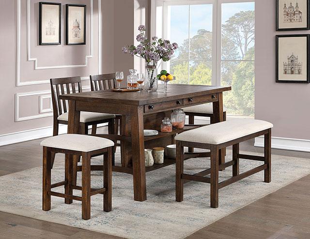 FREDONIA Counter Ht. Chair - R&R Furniture Gallery (Fountain Valley, CA)