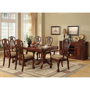 GEORGETOWN Antique Cherry Dining Table w/ Double Pedestals - R&R Furniture Gallery (Fountain Valley, CA)