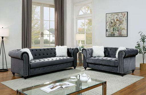 GIACOMO Chair, Gray - R&R Furniture Gallery (Fountain Valley, CA)