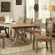 GIANNA Rustic Pine 96" Dining Table - R&R Furniture Gallery (Fountain Valley, CA)