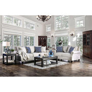 Giovanni Beige/Blue Sofa - R&R Furniture Gallery (Fountain Valley, CA)