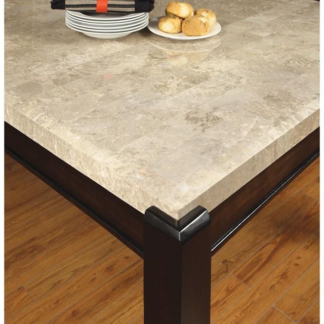 GLADSTONE I Dark Walnut/Ivory Dining Table - R&R Furniture Gallery (Fountain Valley, CA)