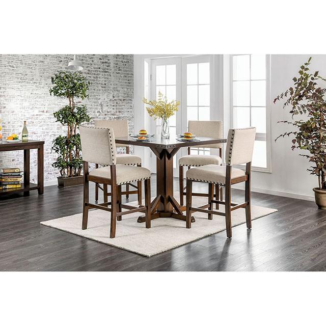 GLENBROOK Brown Cherry Counter Ht. Table - R&R Furniture Gallery (Fountain Valley, CA)