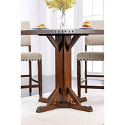 GLENBROOK Brown Cherry Counter Ht. Table - R&R Furniture Gallery (Fountain Valley, CA)