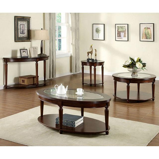 Granvia Dark Cherry Coffee Table - R&R Furniture Gallery (Fountain Valley, CA)