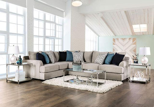GUNNERSBURY Sectional, Gray - R&R Furniture Gallery (Fountain Valley, CA)