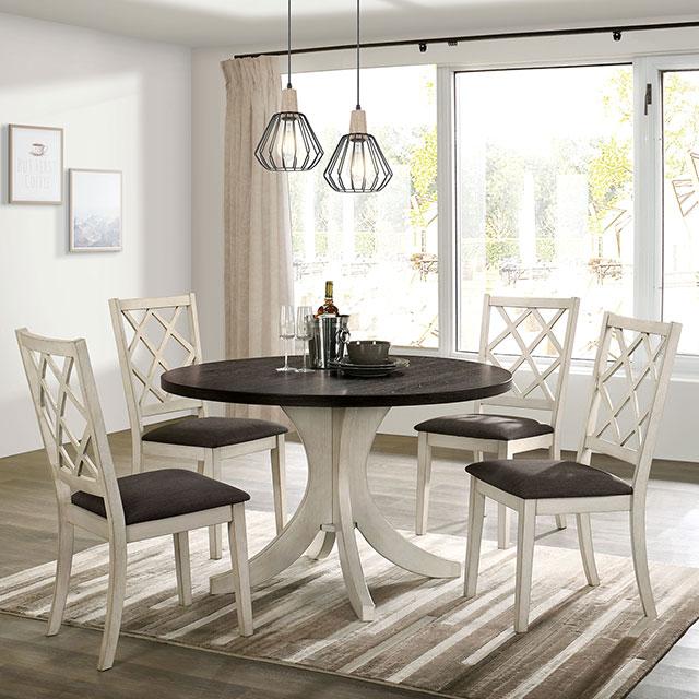 HALEIGH Round Dining Table - R&R Furniture Gallery (Fountain Valley, CA)