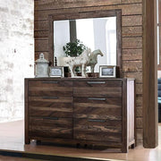 Hankinson Rustic Natural Tone Mirror - R&R Furniture Gallery (Fountain Valley, CA)