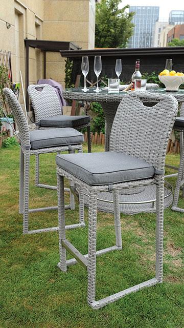 Cyprus Bar Chair (6/Ctn) - R&R Furniture Gallery (Fountain Valley, CA)