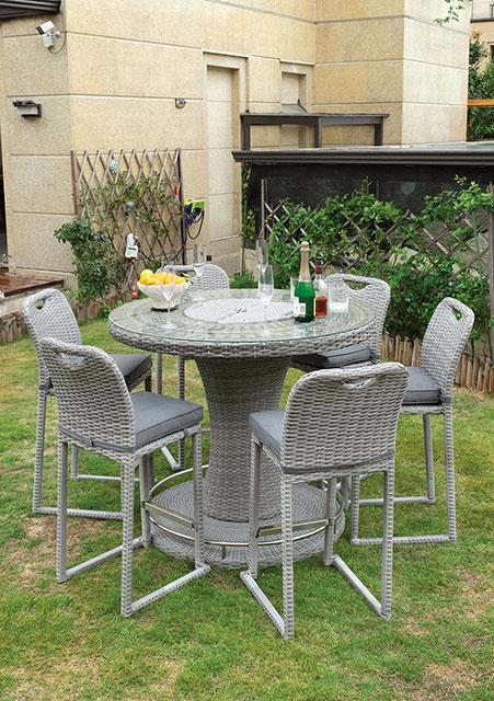 Cyprus Round Bar Table - R&R Furniture Gallery (Fountain Valley, CA)