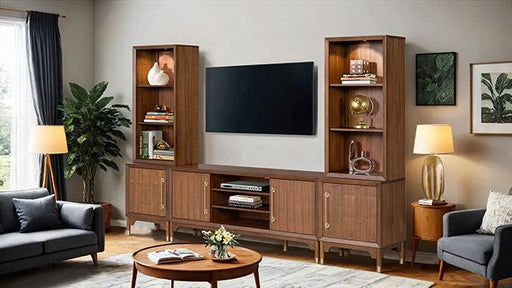 Hepburne Entertainment Center - R&R Furniture Gallery (Fountain Valley, CA)