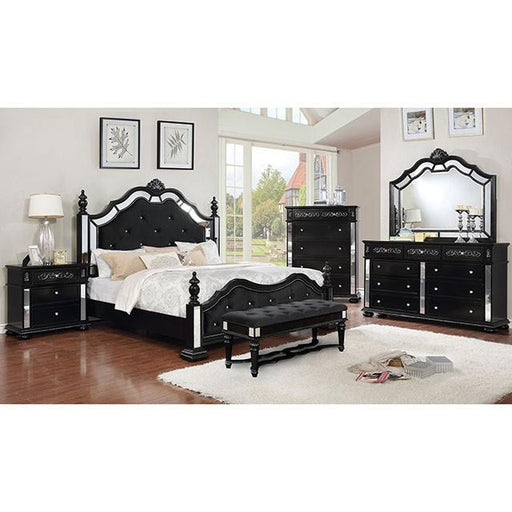 Azha Black Bench - R&R Furniture Gallery (Fountain Valley, CA)