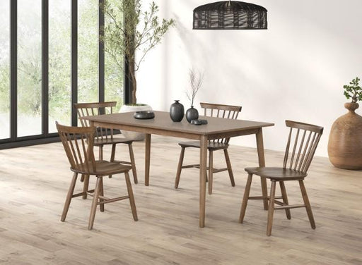 Beale Dining Table Walnut & Black - R&R Furniture Gallery (Fountain Valley, CA)