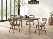 Beale Dining Chair (2/CTN) Natural, Brown, & Beige - R&R Furniture Gallery (Fountain Valley, CA)