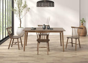 Beale Dining Table Walnut & Black - R&R Furniture Gallery (Fountain Valley, CA)