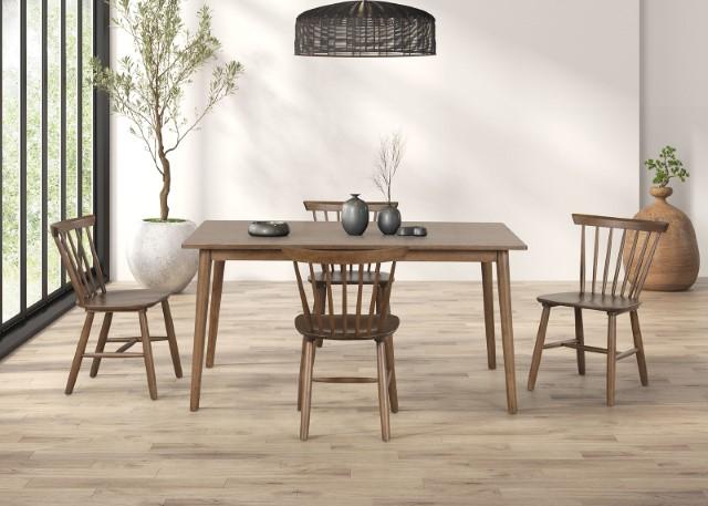 Beale Dining Table Walnut & Black - R&R Furniture Gallery (Fountain Valley, CA)