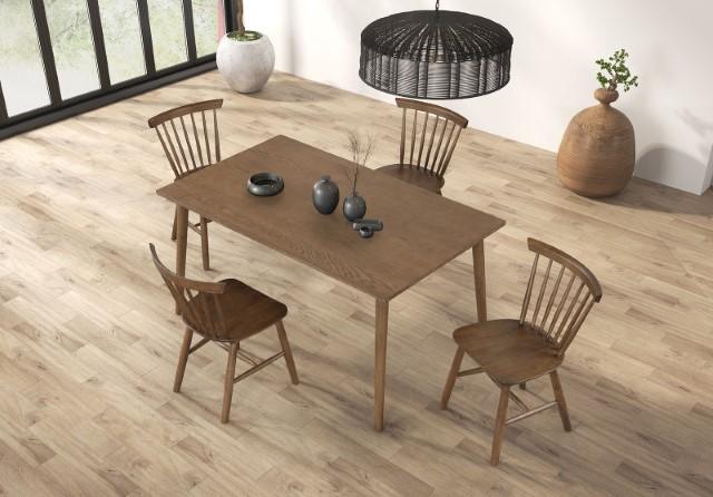 Beale Dining Table Walnut & Black - R&R Furniture Gallery (Fountain Valley, CA)