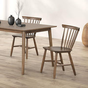 Beale Dining Table Walnut & Black - R&R Furniture Gallery (Fountain Valley, CA)