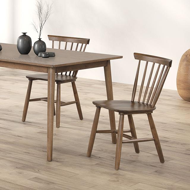 Beale Dining Table Walnut & Black - R&R Furniture Gallery (Fountain Valley, CA)
