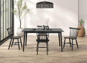 Beale Dining Table Walnut & Black - R&R Furniture Gallery (Fountain Valley, CA)