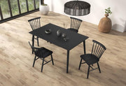 Beale Dining Table Walnut & Black - R&R Furniture Gallery (Fountain Valley, CA)