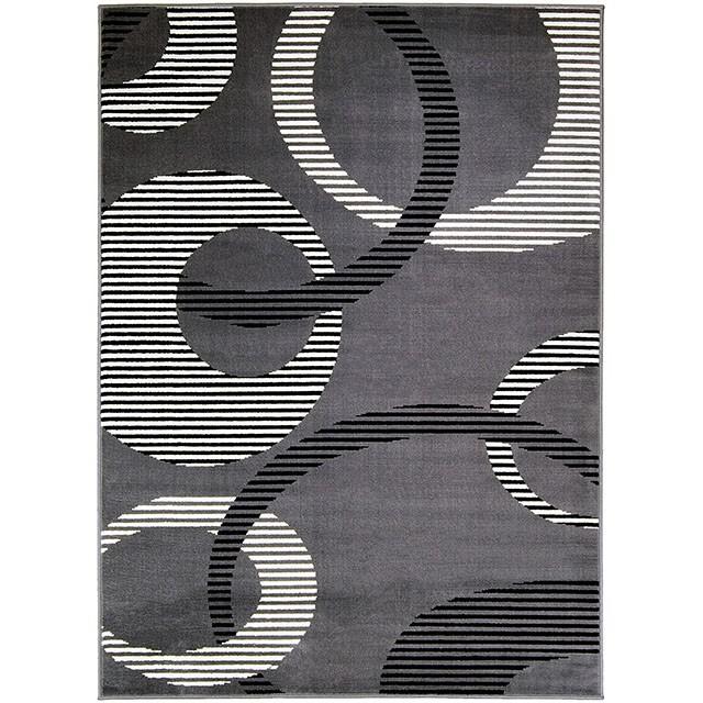 Blitar Brown Black, Brown Cream, & Gray 5' X 7' Area Rug - R&R Furniture Gallery (Fountain Valley, CA)