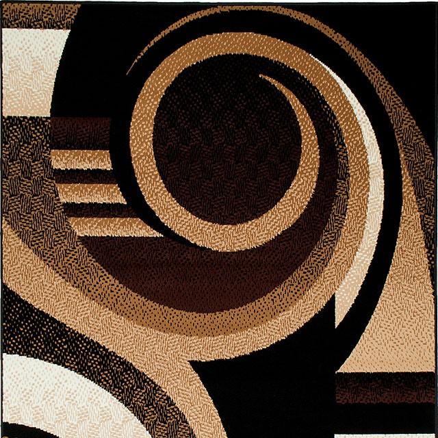 Blitar Brown Black, Brown Cream, & Gray 5' X 7' Area Rug - R&R Furniture Gallery (Fountain Valley, CA)